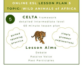 Online ESL LP5: Wild Animals of Africa