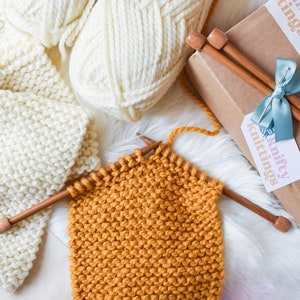 Beginner Knitting Kit // Knitting Kit // Scarf Knitting Kit // DIY Knitting Kit // Knitting Starter Kit // Beginning Knit Kit image 2