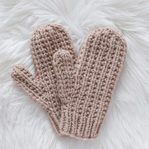 waffle knit mitten kit