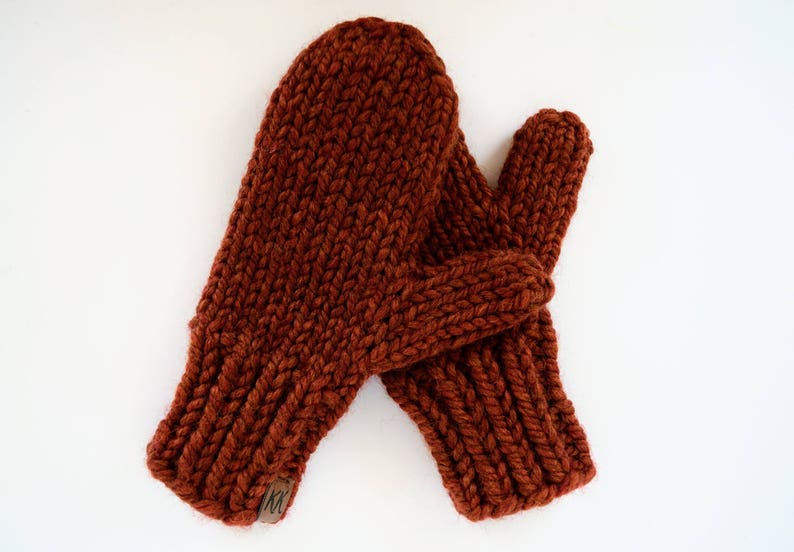 Mitten Pattern // Knitting Pattern // Knit Mitten Pattern // Mittens Pattern // Easy Mitten Pattern // Mens Mitten Pattern // Kids Mittens image 6