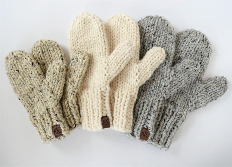 Mitten Pattern // Knitting Pattern // Knit Mitten Pattern // Mittens Pattern // Easy Mitten Pattern // Mens Mitten Pattern // Kids Mittens image 3