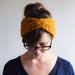 Knit Headband Pattern // Headband Knitting Pattern // Chunky Headband Pattern // Turban Headband Pattern