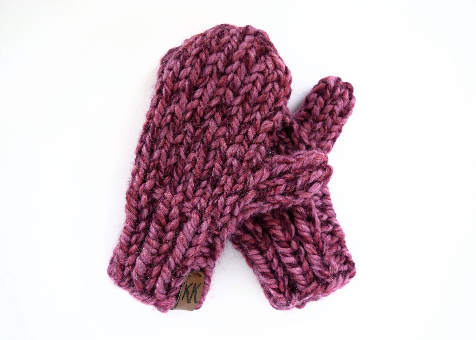 Mitten Pattern // Knitting Pattern // Knit Mitten Pattern // Etsy