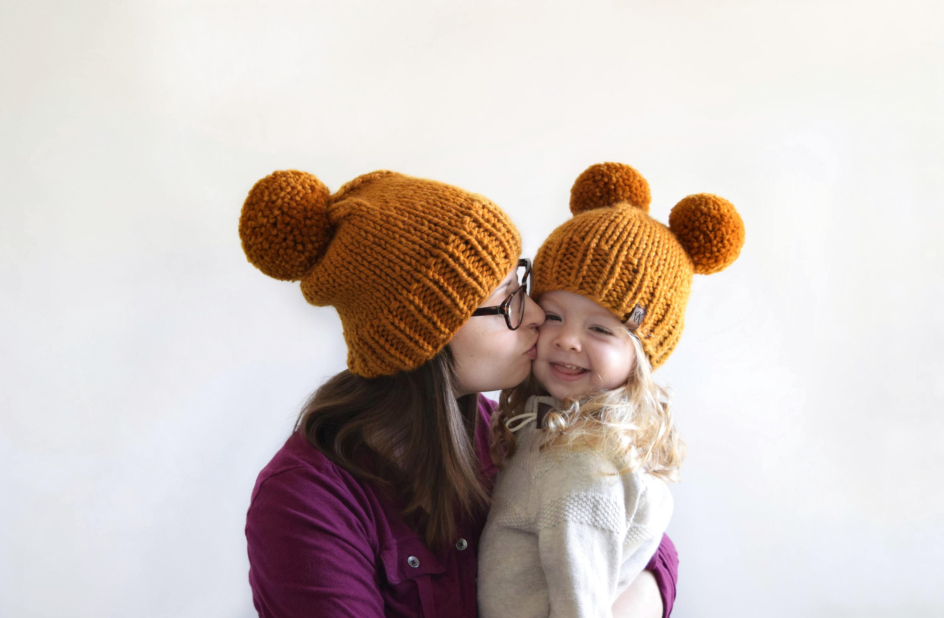 knitting pattern for childs pom pom hat