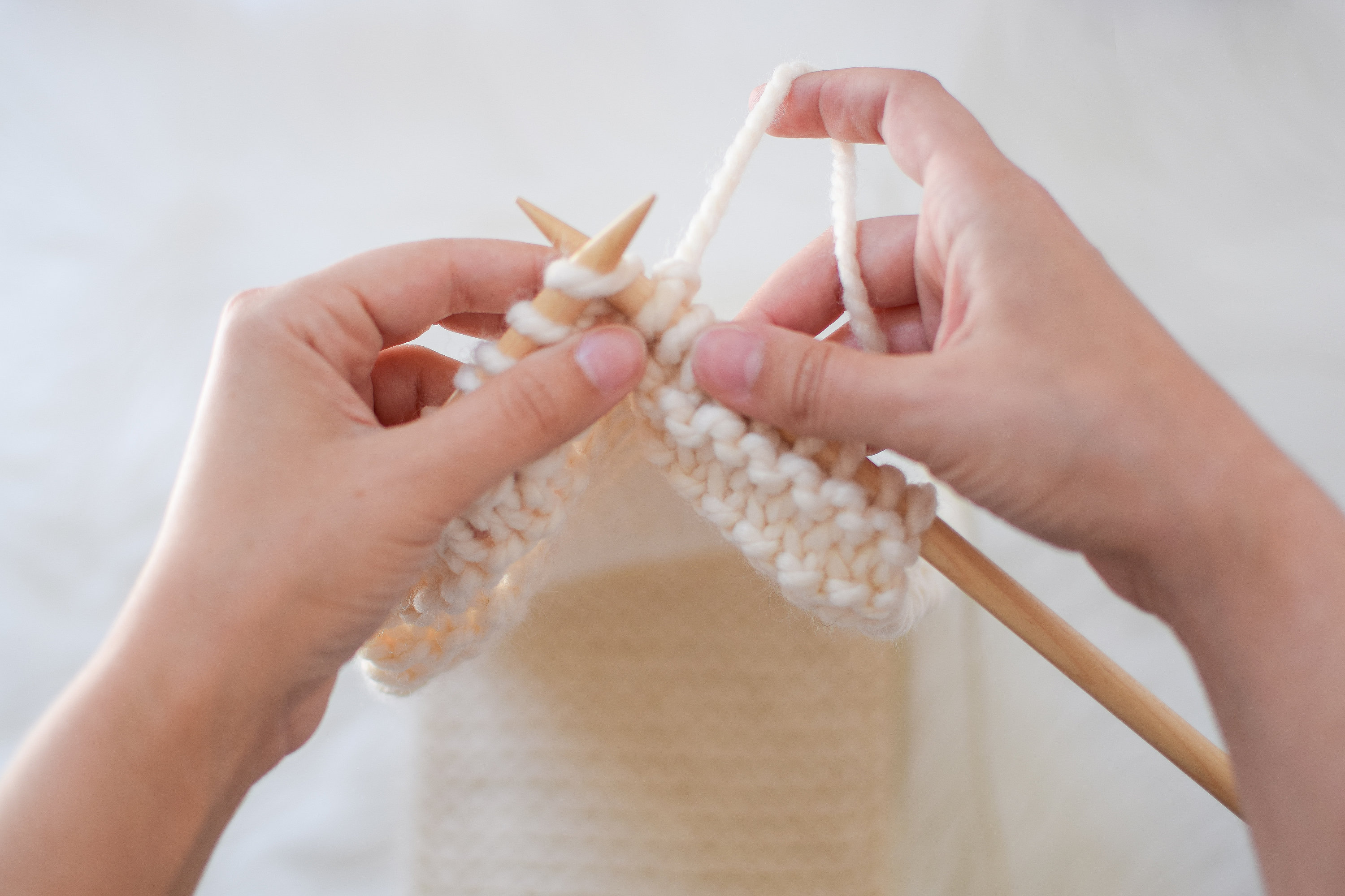 Beginner Knitting Kit // Knitting Kit // Scarf Knitting Kit // Etsy