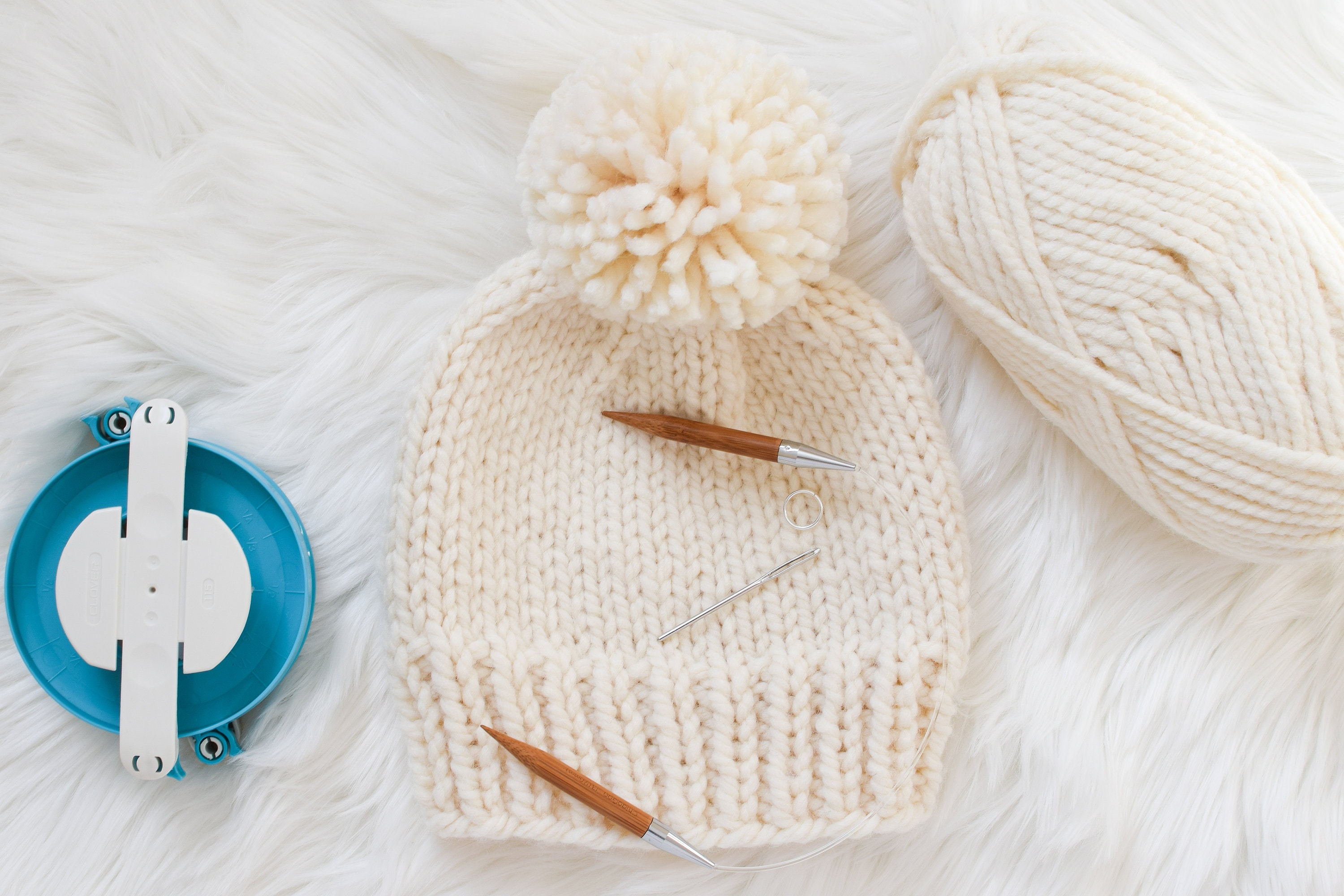 Kit Tricot Débutant Pour Sous-Verres - Complet Avec Fil Coton, Aiguilles, Poignées Cuir - Loisir Créatif Facile à Réaliser - 5