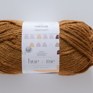 Lion Brand Hue + Me Chunky Yarn – Bulky #5, 80% Acrylic 20% Wool, 4.4oz, 137yds, Great For Crochet & Knitting