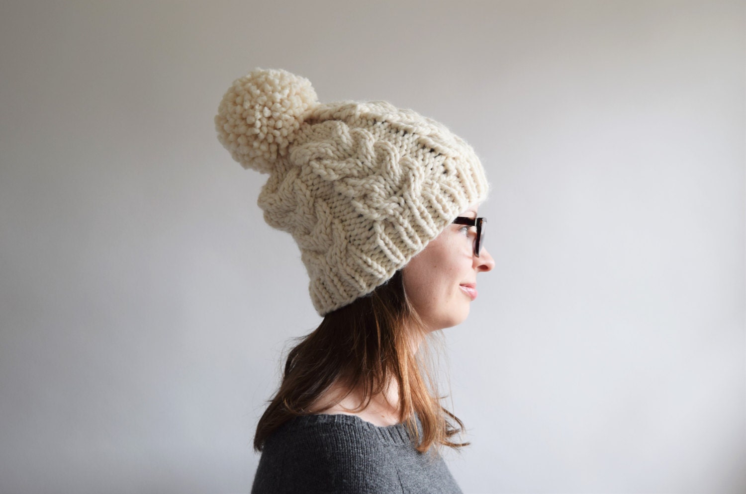 Cable Knit Hat Pattern
