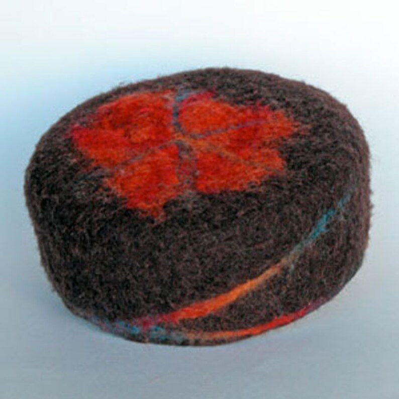 Felted Pillbox Hat for Men Pillbox Hat for Women Wool Etsy