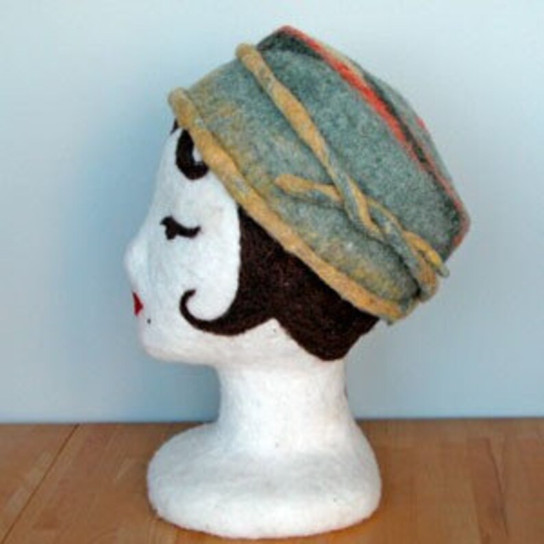 Felted Pillbox Hat for Men Pillbox Hat for Women Wool Etsy