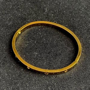 Bracelet jonc Cartier en or 18 carats