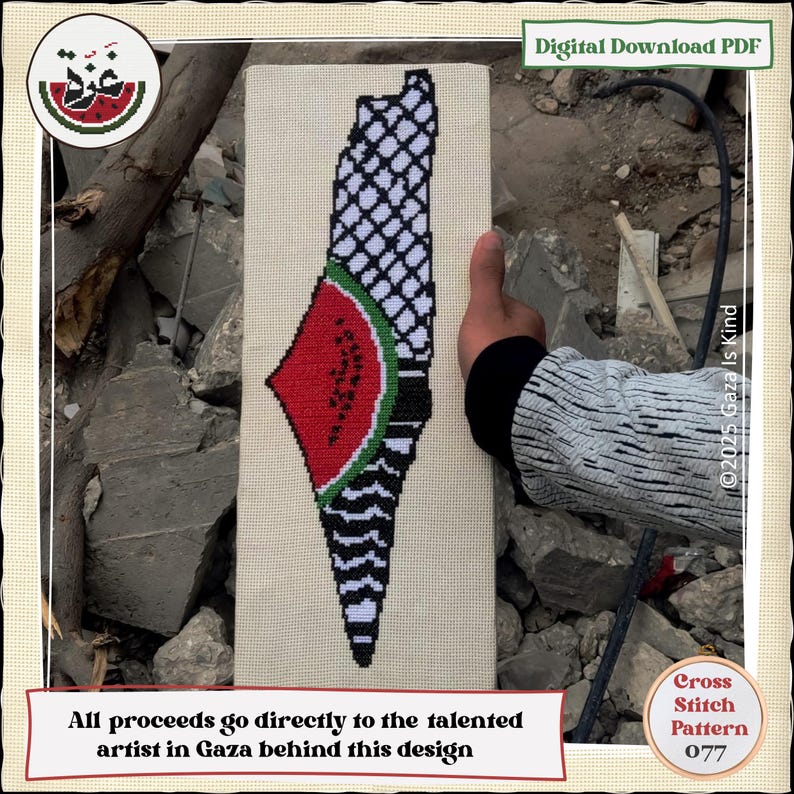 Palestine Map | Traditional Palestinian | Tatreez | Modern | Embroidery ...