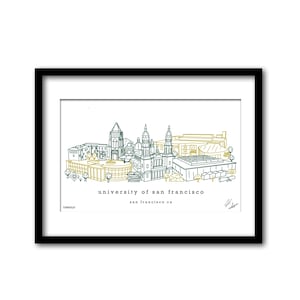 Universität von San Francisco Francisco Kunstwerk Abschlussgeschenk Wanddekoration