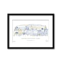 Custom College University Campus Artwork Graduation Gift Wall Decor