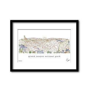 Grand Canyon National Park Arizona Artwork Gift Wall Decor
