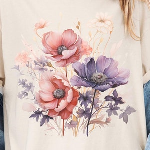 Vintage roses shirt, Victorian-style shirt, Vintage shirt