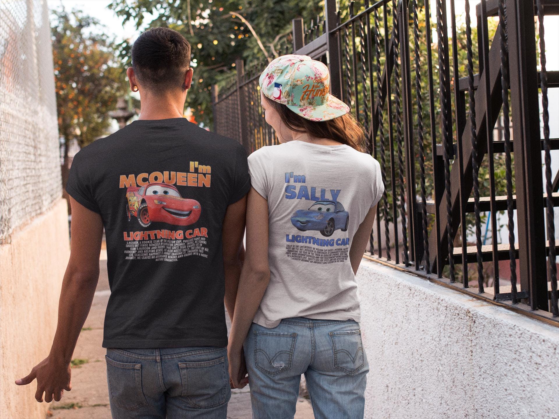 L.mcqueen and Sally Matching T-shirt - Hoodie, Lightning Mcqueen