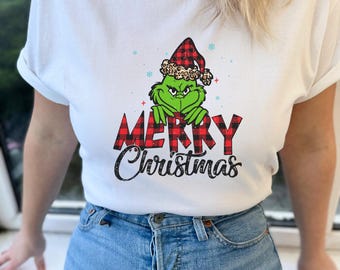 Grinch Christmas T-Shirt, Unisex Holiday Tee