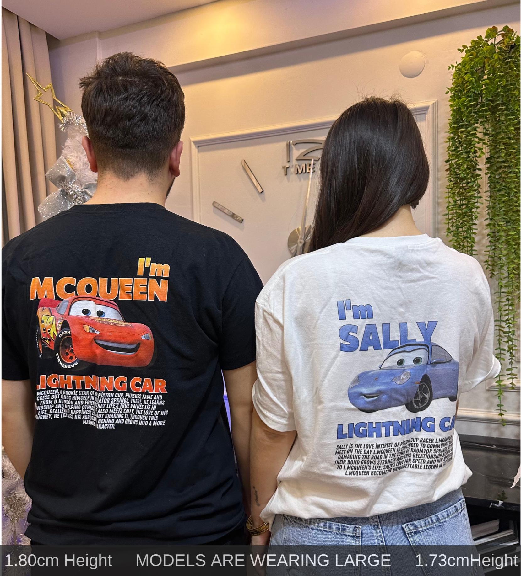 L.mcqueen and Sally Matching T-shirt - Hoodie, Lightning Mcqueen