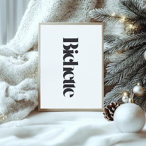 POSTER BICHETTE - &quot;Bichette&quot; Poster - Inspiring Wall Decoration with Minimalist Design.