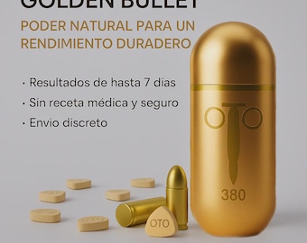 Golden Bullet - Suplemento Masculino 100 % naturel, ULTRA PUISSANT