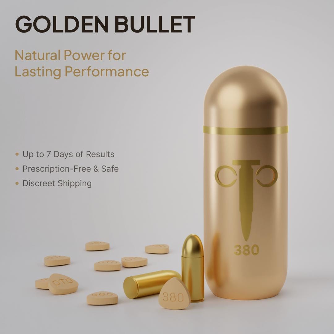 Golden Bullet - 100% Natural Sex Pills for Men Ultra Efficient