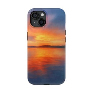 Vibrant Sunset Tough Phone Cases | Nature Lover Gift, Durable Phone Accessories, Eco-Friendly Cases, Travel Souvenir, Stylish Protection