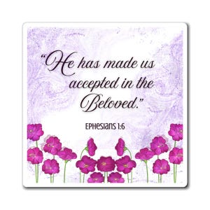 Bibel-Vers-Magnet|Motivierend|Christlicher Magnet|Ermutigender Magnet|Glaubensmagnet|Jesus Magnet|Gemeinderladen