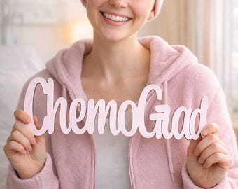End of Chemo Gift – Chemo is over Sign, Cancer Survivor Gift, Remission Celebration Keepsake, Last Chemo Gift, Chemo Grad sign