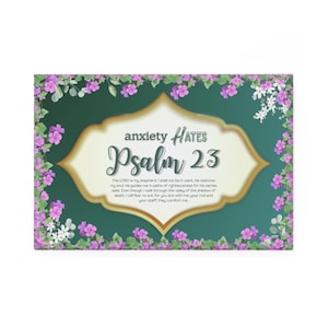 Psalm 23|Kühlschrankmagnet|Bibel Vers Magnet|Christlicher Magnet|Ermutigender Magnet|Glaubensmagnet|Magnete|Glaubensmagnet|Bibelvers
