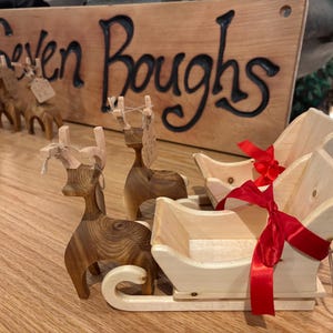 Reindeer and Sleigh