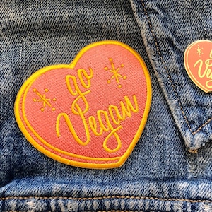 Go Vegan - PATCH (IRON-ON)