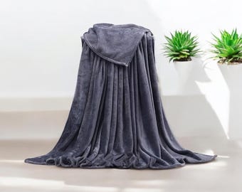 Manta de forro polar tamaño king: manta supersuave para sofá cama (200 x 230 cm)