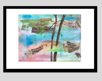 LATINX ART, Miami Style, Nature Art,  Tree Art, Modern Art Prints, Wall Art, Home Decor, Modern Art, Abstract Art Spring Vibe