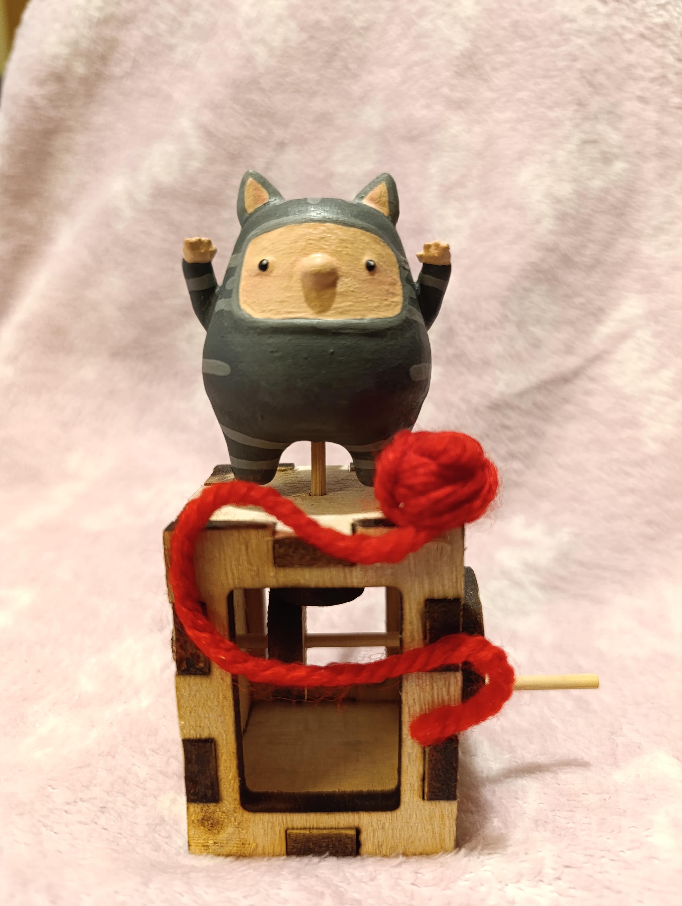 Mini Automaton Mini Handmade Wooden Automaton –
