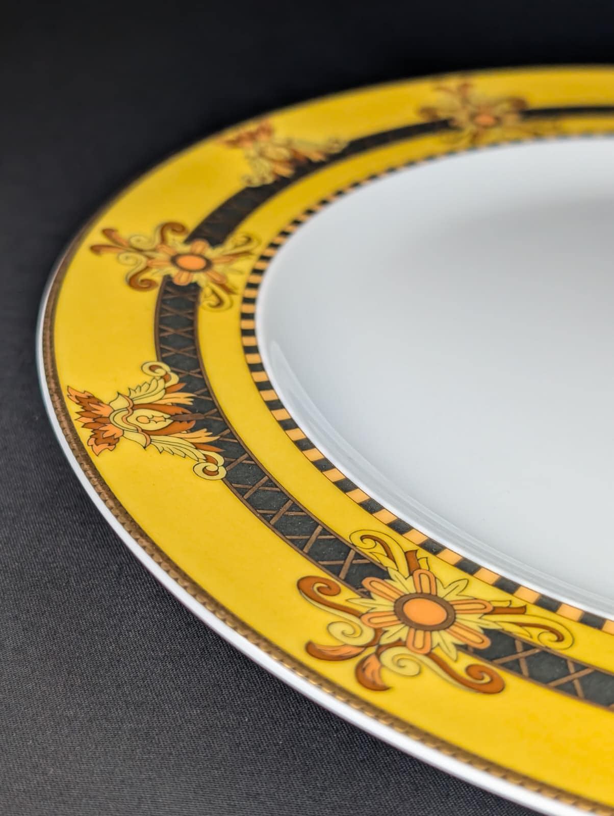 Vintage Versace Barocco Dinner Plate Rosenthal Studio Linie