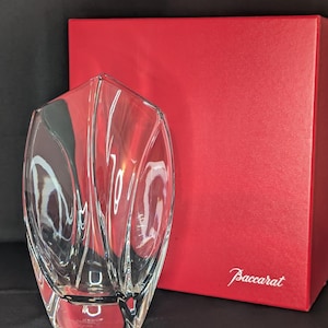 Vintage crystal vase baccarat - Etsy 日本