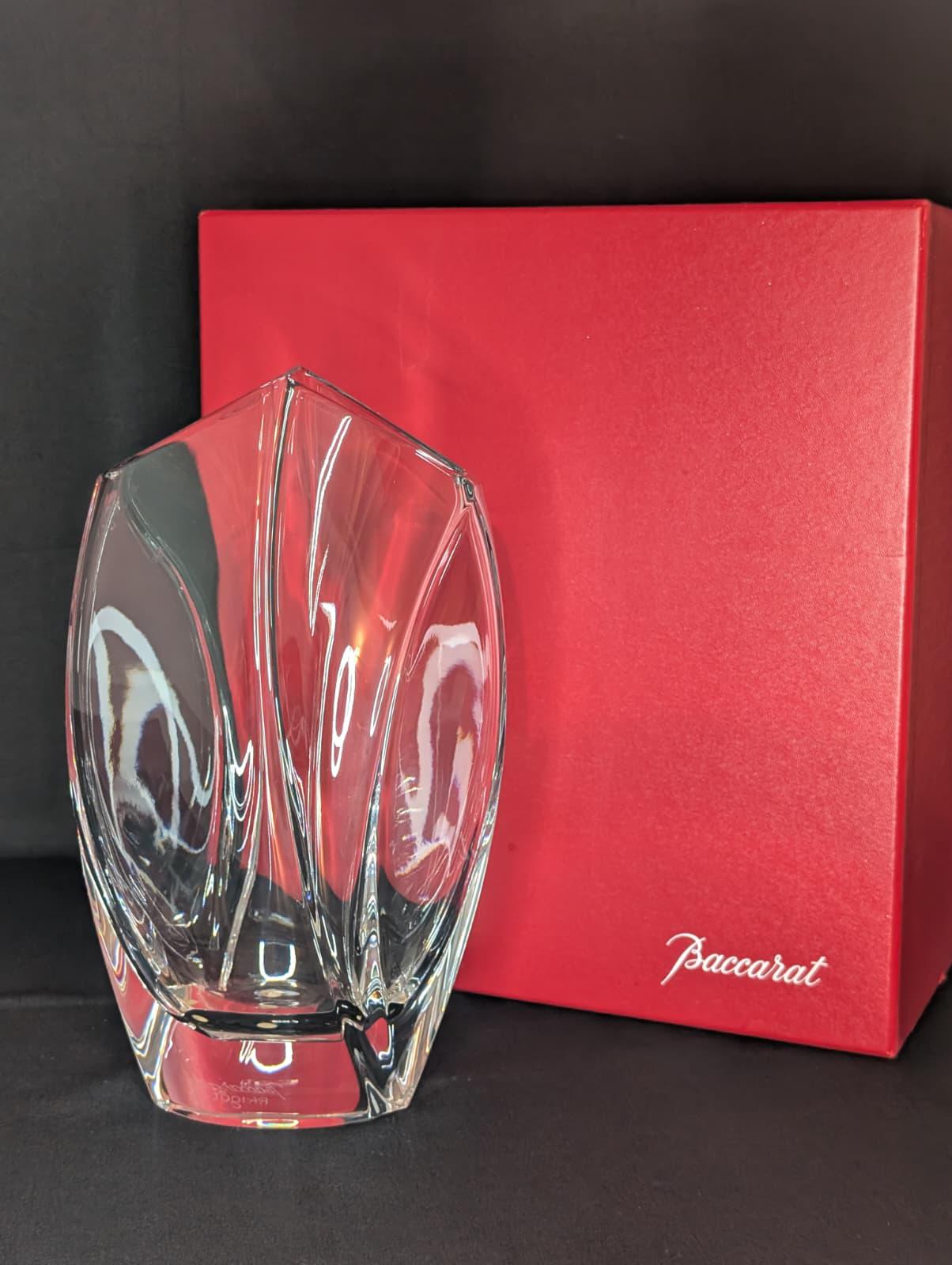 Vintage crystal vase baccarat - Etsy 日本