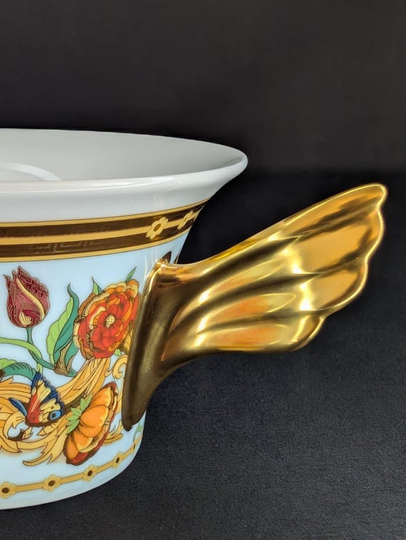 Vintage Versace Rosenthal Le Jardin De Versace Cup Wing Handle - Etsy