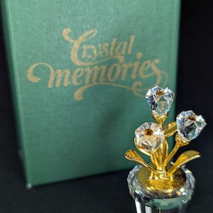 Swarovski Crystal Figurine Flowers in Pot - Etsy