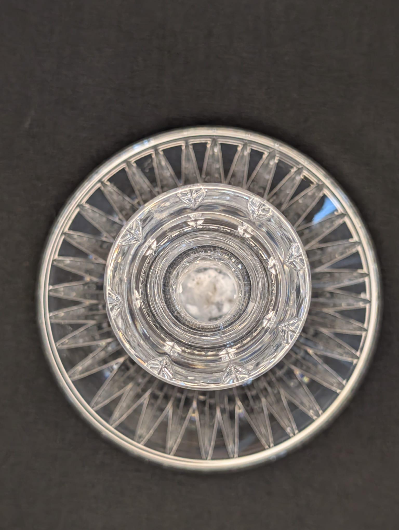 ウォーターフォード　キャンドルスティック　メトロポリタン　管9mpr ヴィンテージウォーターフォード「アラナ」クリスタルキャンドル