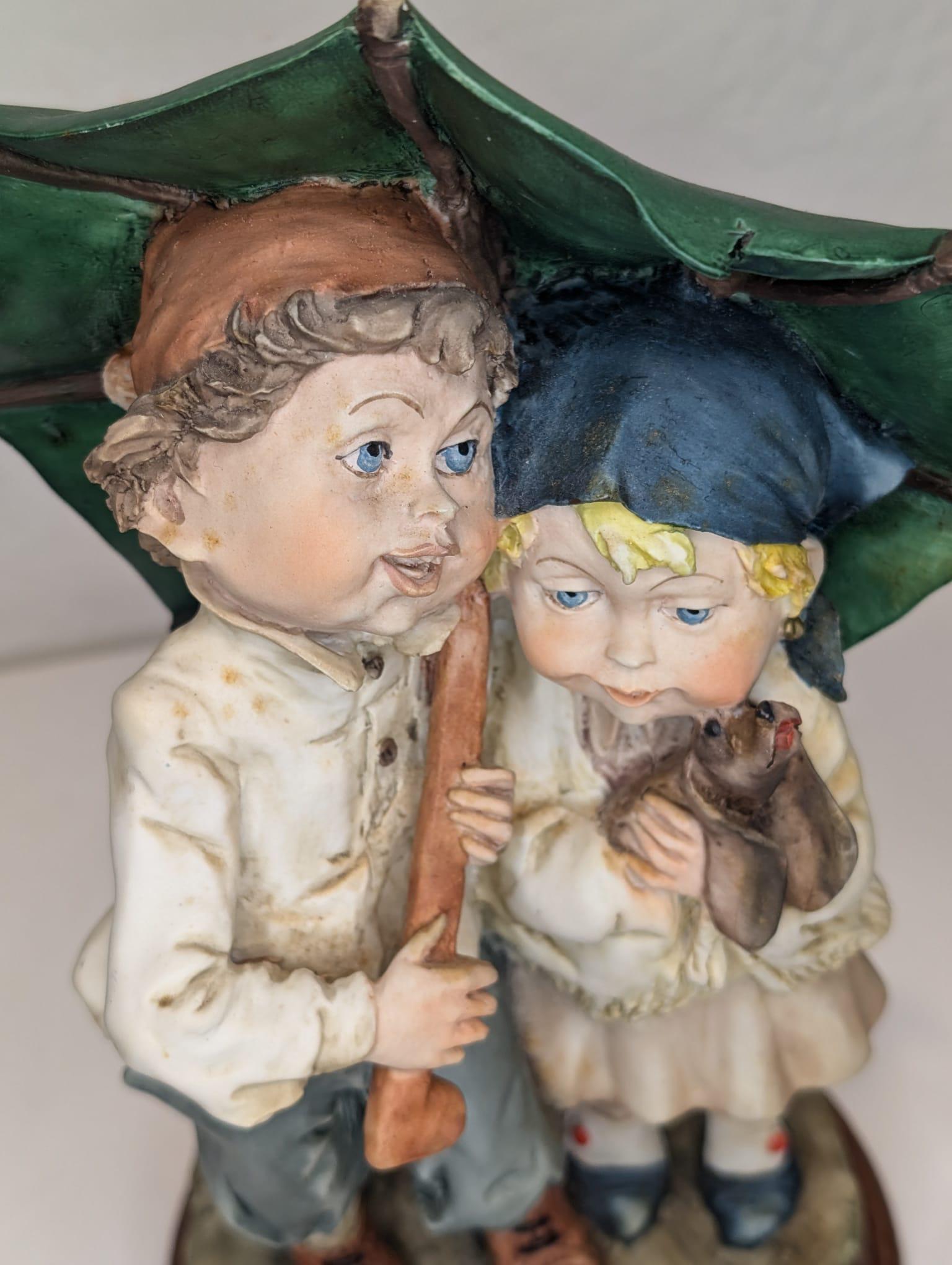 カポディモンテ 置物 カントリー アメリカン ビンテージ フィギュア カポディモンテ 置物 カントリー アメリカン ビンテージ