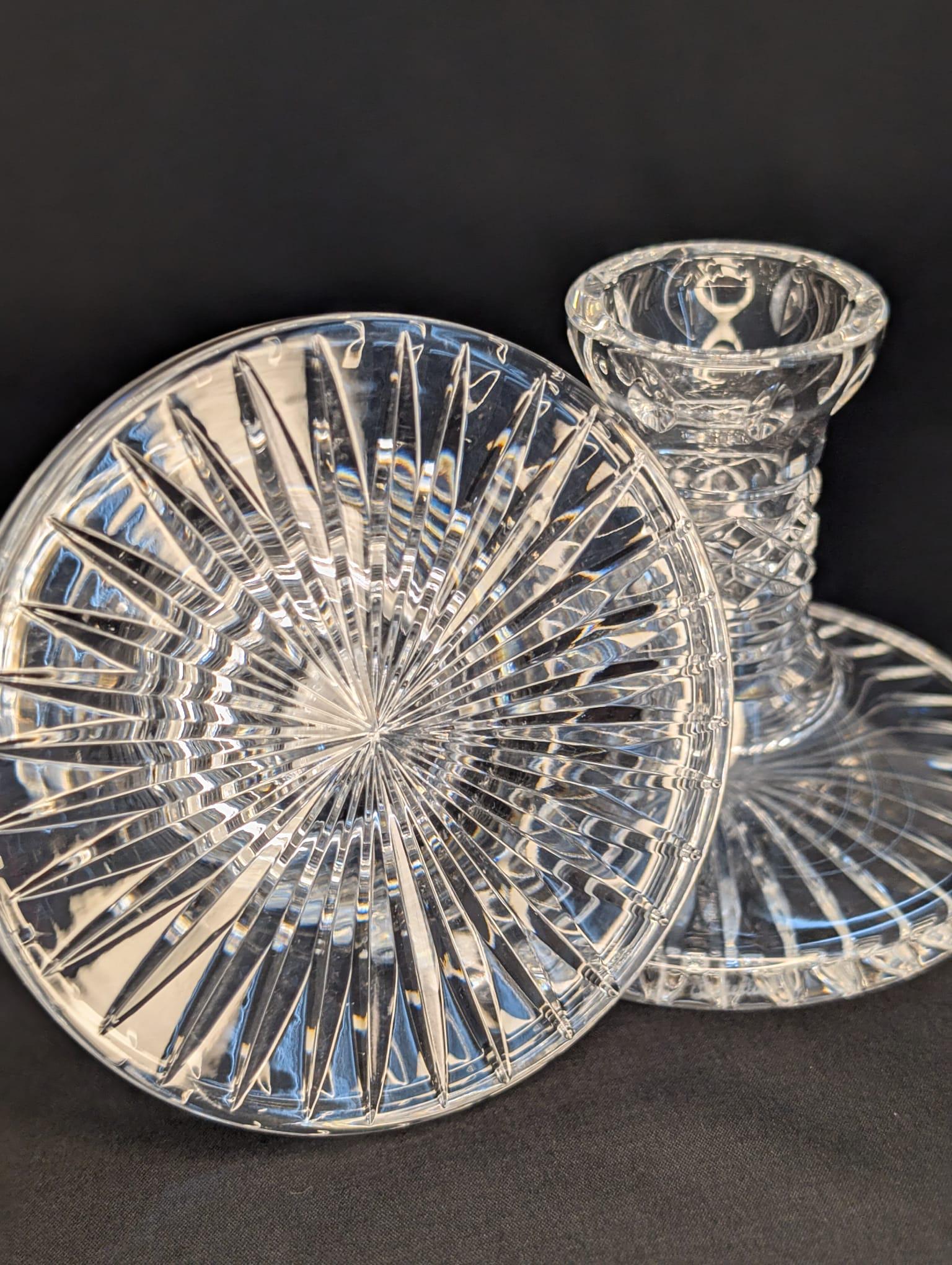 ヴィンテージウォーターフォード「アラナ」クリスタルキャンドル