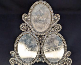 Edgar Berebi 7276 Enamel and Swarovski Crystals Picture Frame Made