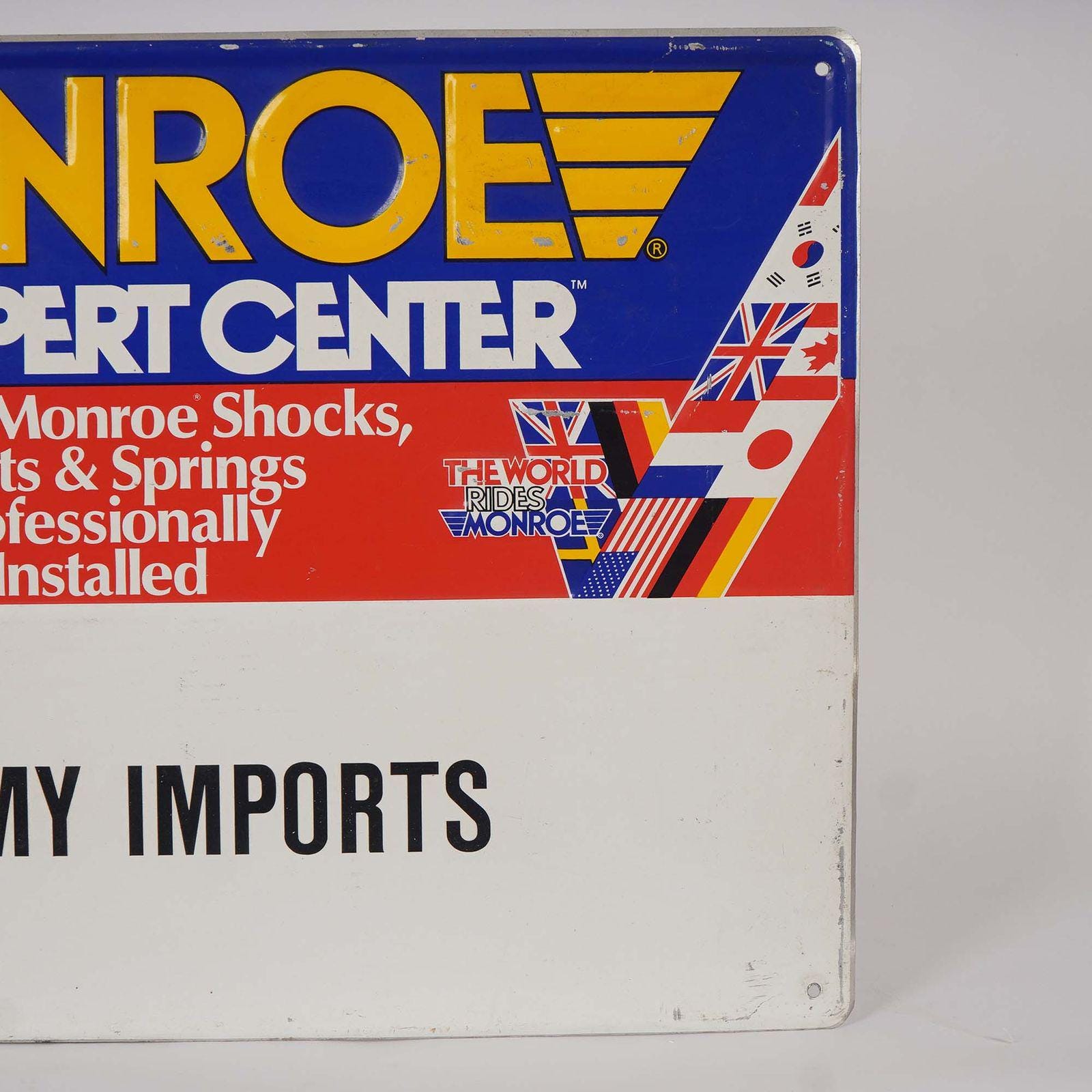 値下げ！vector brand Monroe 9'3 Vintage Monroe Ride Expert Center Embossed Sign – 33