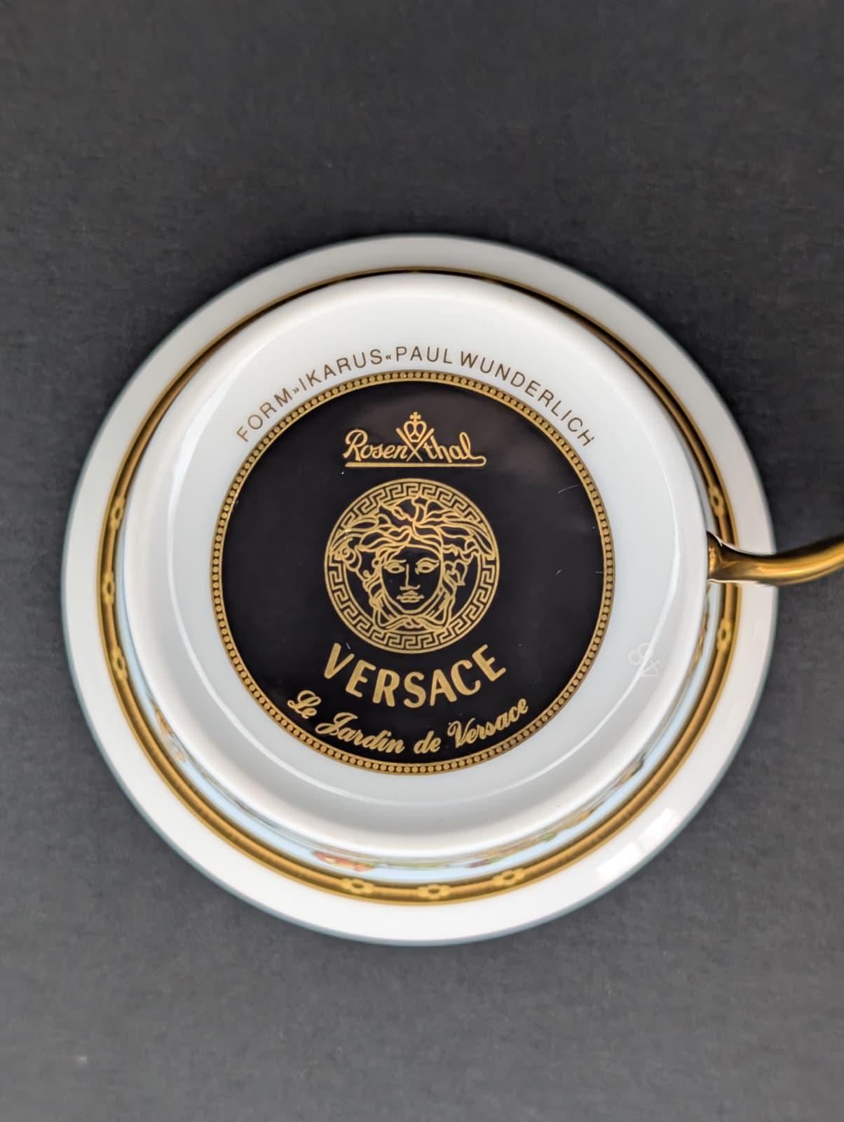 Vintage Versace Rosenthal Le Jardin De Versace Cup Wing Handle - Etsy