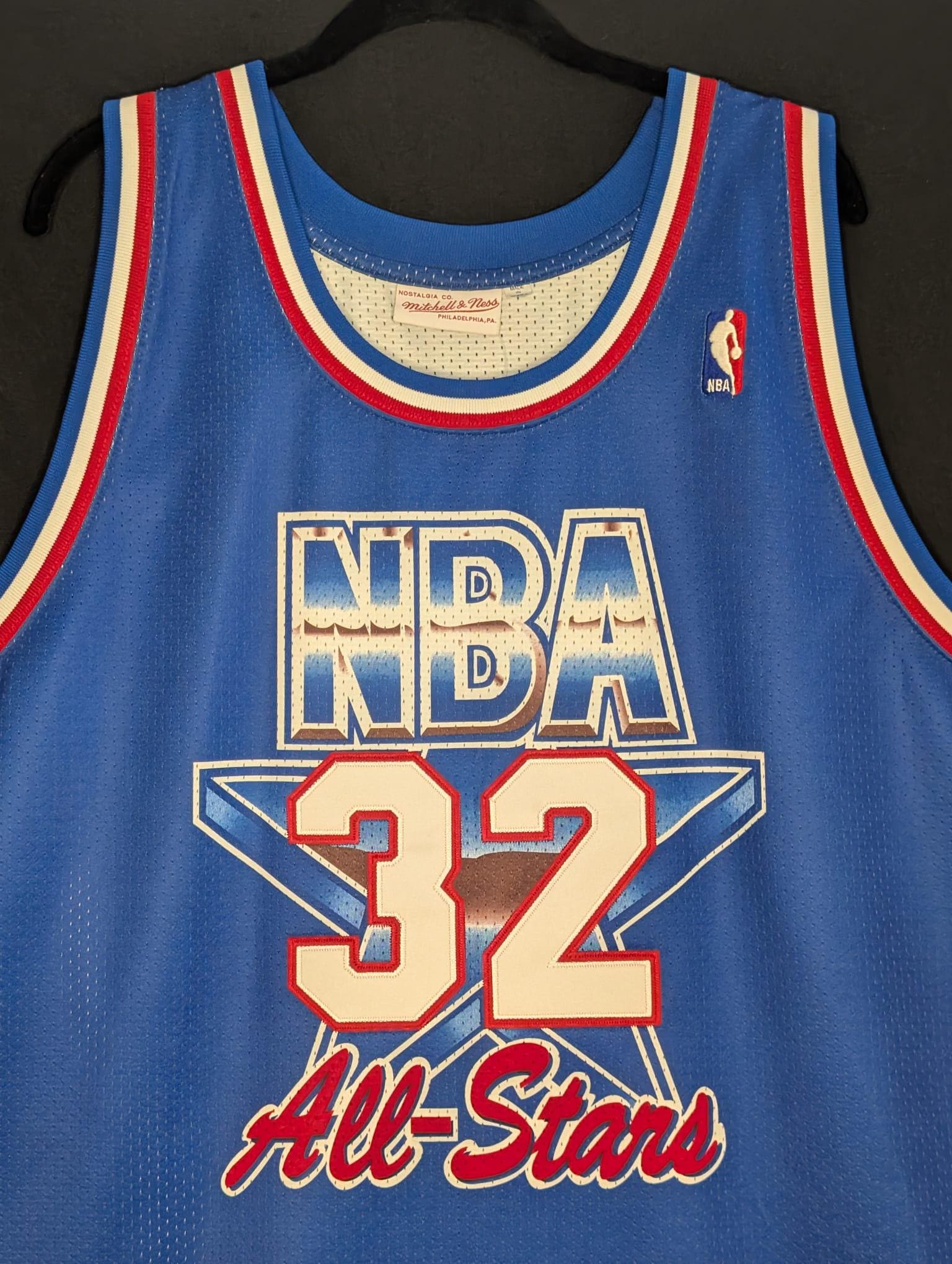 Vintage Mitchell & Ness 1991-92 NBA All-star Magic Johnson Signed