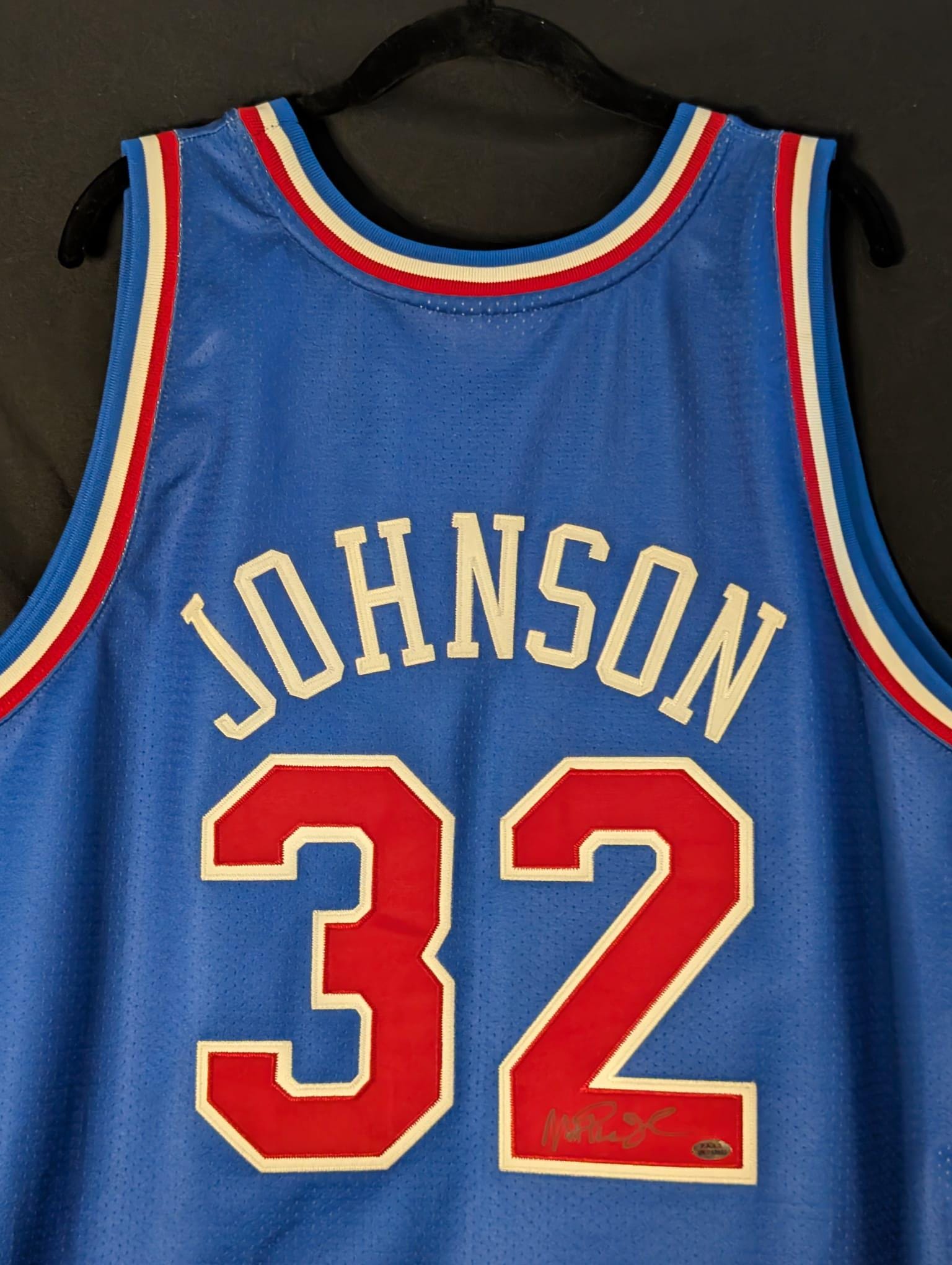 Vintage Mitchell & Ness 1991-92 NBA All-star Magic Johnson Signed