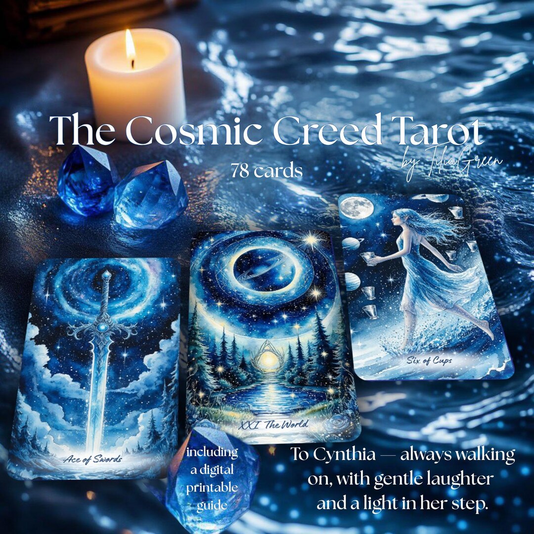 Cosmic Creed Tarot: 78-card Deck With Tuck Box + Digital Guidebook - Etsy