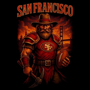 San Francisco 49ers NFL Football Team Graphic T-Shirt